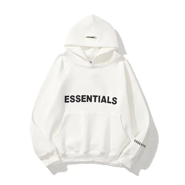 White Essentials Hoodie: The Go-To for a Clean, Polished Look